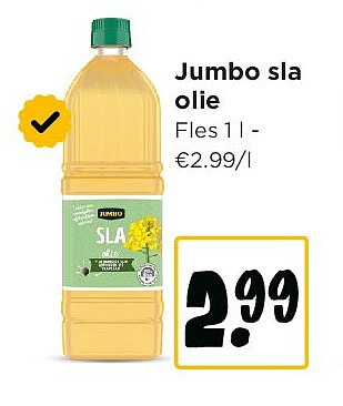 Jumbo sla olie