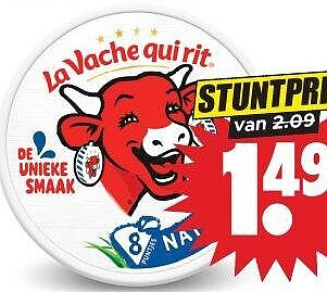 La Vache Qui Rit smeerkaaspuntjes