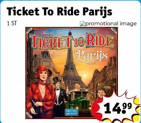 Ticket To Ride Parijs