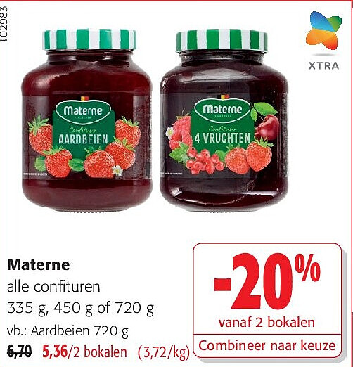 Materne Aardbeien 720 g