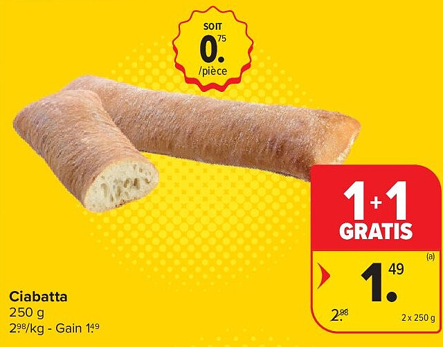Ciabatta 2 x 250 g