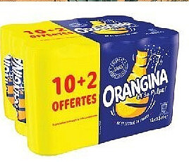 Orangina canettes 10 x 33 cl