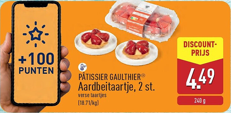 Aardbeitaartje, 2st.