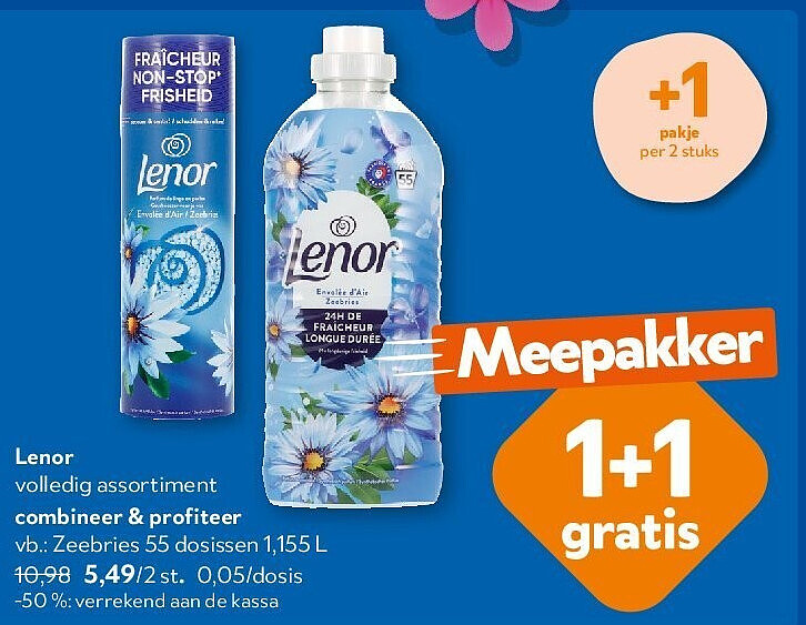 Lenor Zeebries 55 dosissen 1,155 L