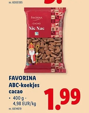 FAVORINA ABC-koekjes cacao