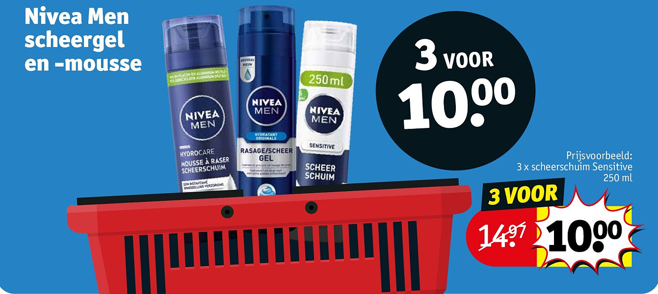 Nivea Men scheergel en -mousse