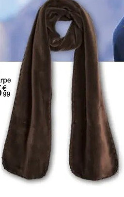 Écharpe réversible douce