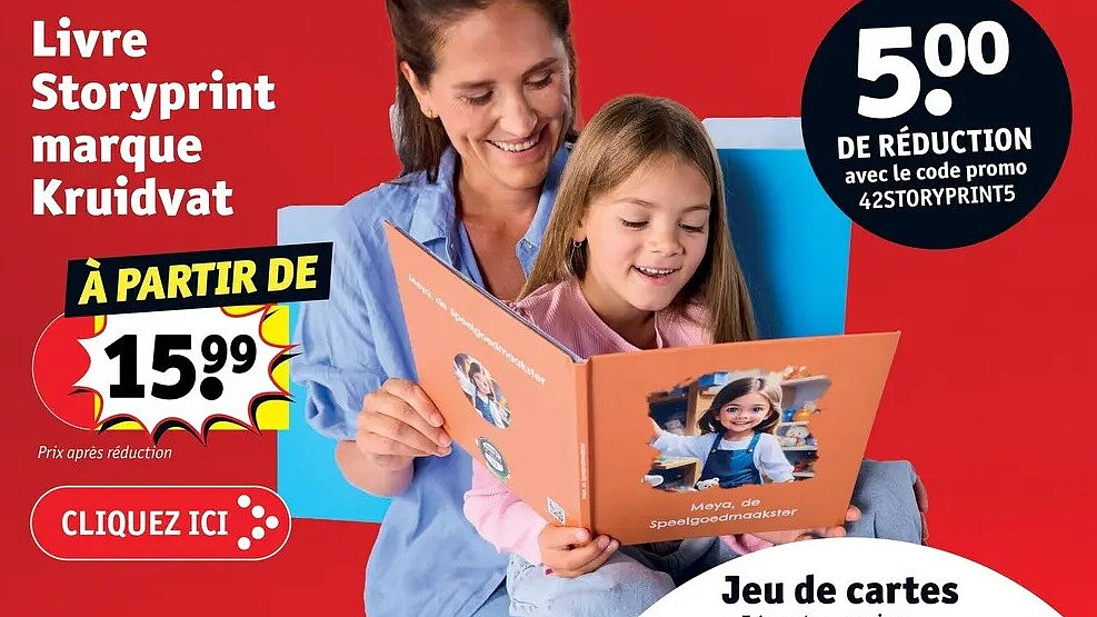 Livre Storyprint marque Kruidvat