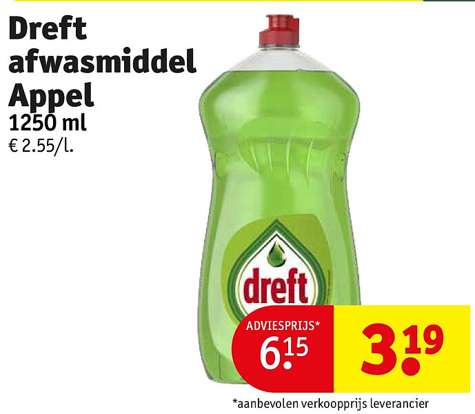 Dreft afwasmiddel Appel