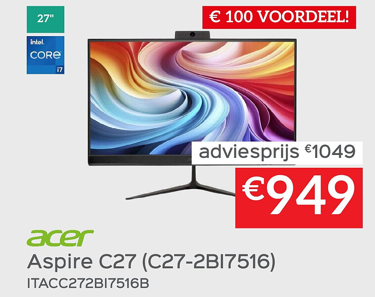 Aspire C27 (C27-2BI7516) ITACC272BI7516B