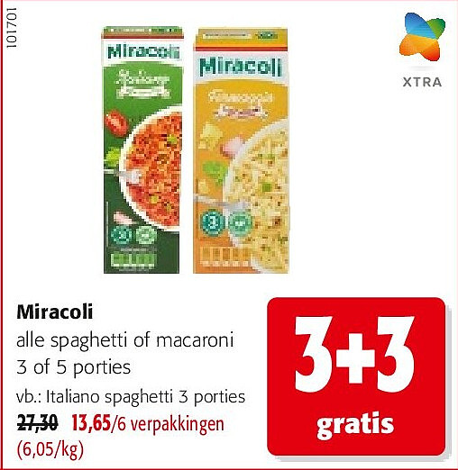 Miracoli Italiano spaghetti 3 porties