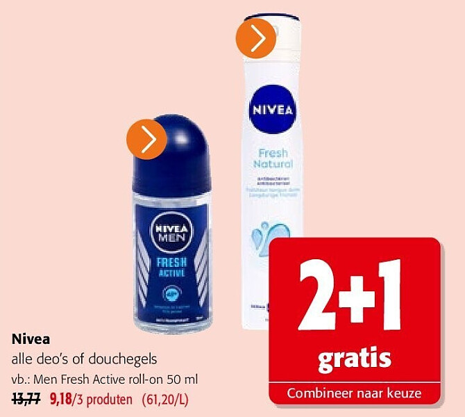 Nivea Men Fresh Active roll-on 50 ml