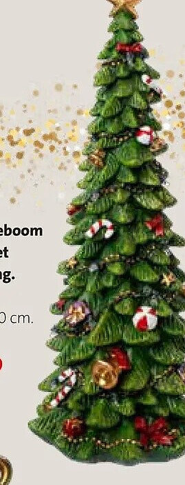 Decoratieboom groen met verlichting