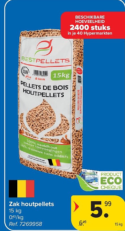 Zak houtpellets