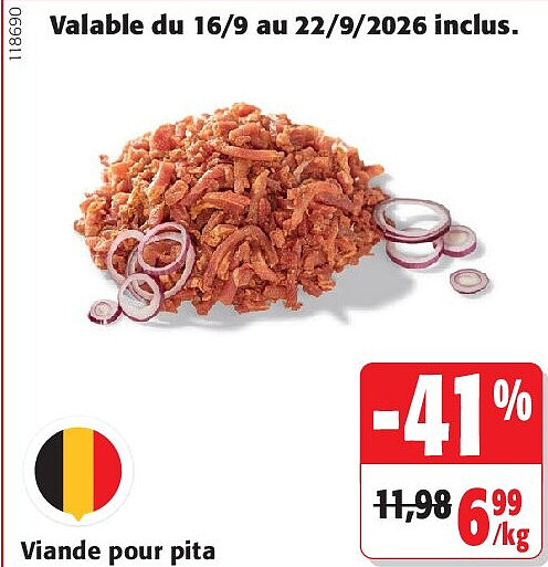 Viande pour pita