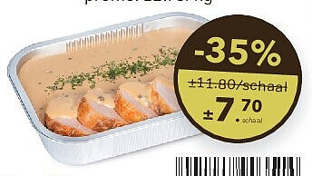 ±600 g gebakken varkenshaasje in peperroonsaus