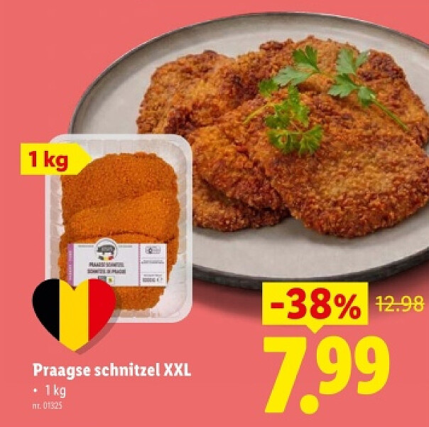 Praagse schnitzel XXL