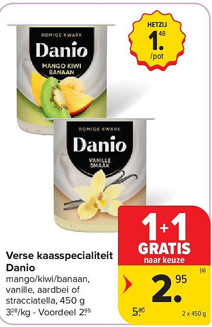 Verse kaasspecialiteit Danio