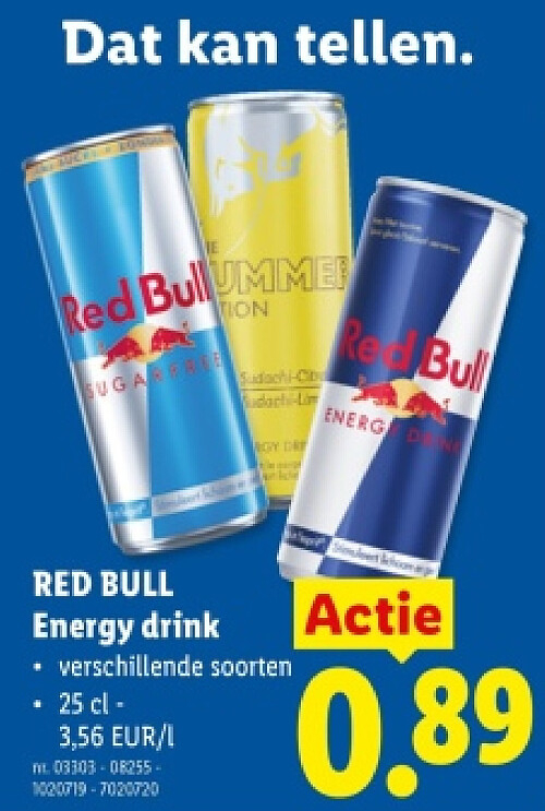 RED BULL Energy drink