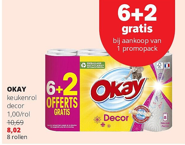 OKAY keukenrol decor 1,00/rol
