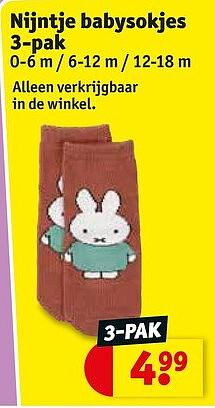 Nijntje babysokjes 3-pak