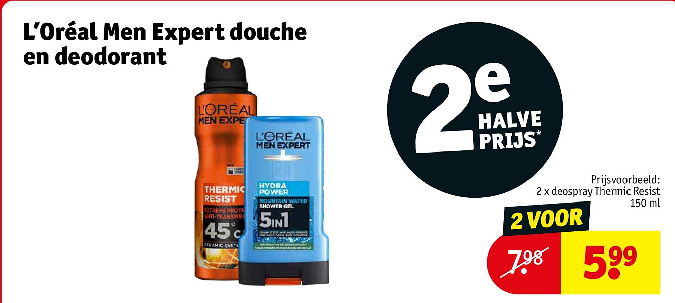 L’Oréal Men Expert douche en deodorant