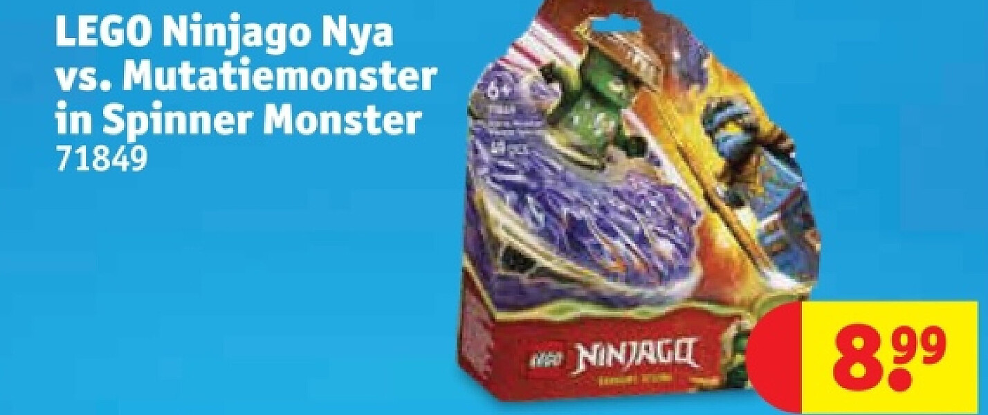 LEGO Ninjago Nya vs. Mutatiemonster in Spinner Monster