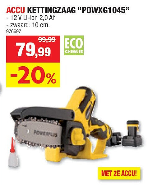 ACCU KETTINGZAAG “POWXG1045”