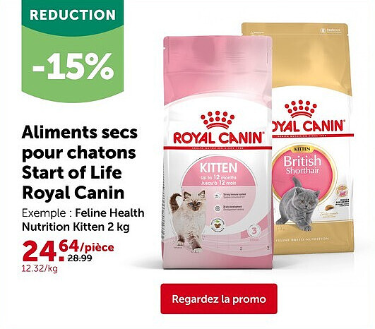 Aliments secs pour chatons Start of Life Royal Canin