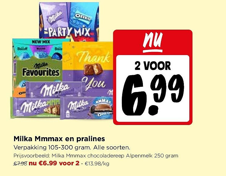 Milka Mmmax en pralines