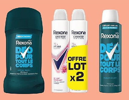 Déodorants Rexona