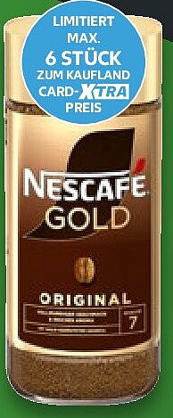 Nescafé Gold löslicher Bohnenkaffee