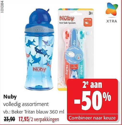 Nuby Beker Tritan blauw 360 ml