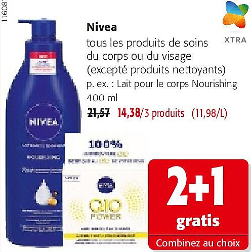 Nivea tous les produits de soins