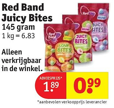 Red Band Juicy Bites