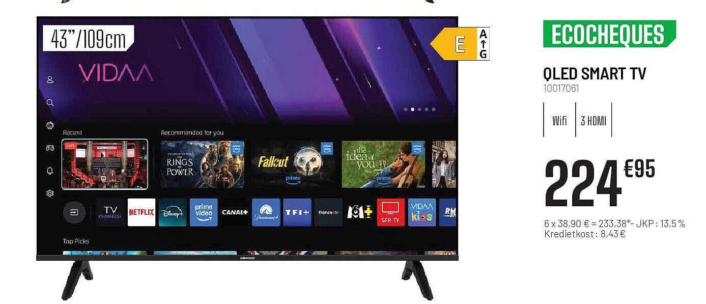 ECOCHEQUES QLED SMART TV