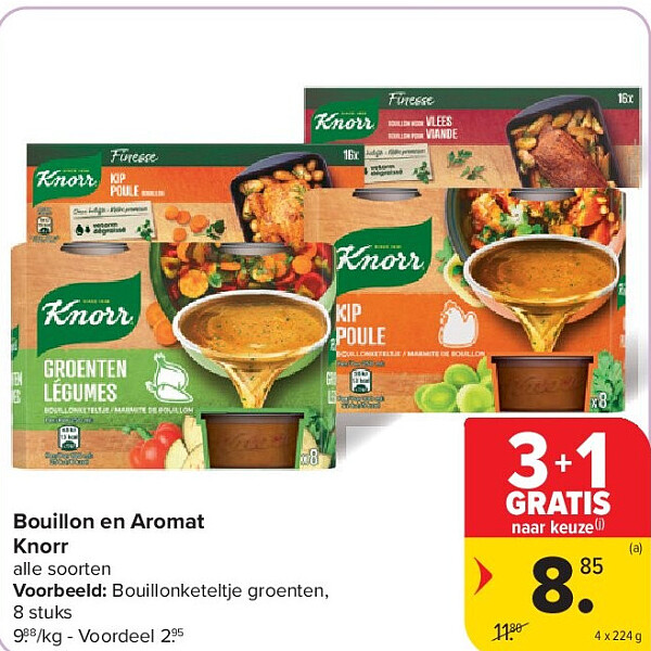 Bouillon en Aromat Knorr