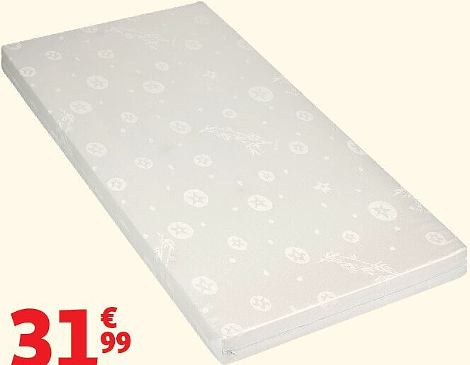Matelas droit Auchan Baby
