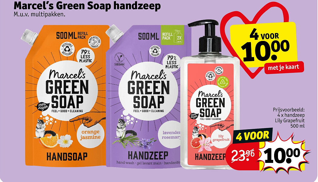 Marcel’s Green Soap handzeep