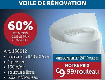 VOILE DE RÉNOVATION