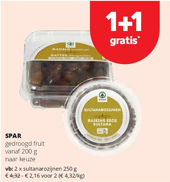 SPAR sultanarozijnen 250 g