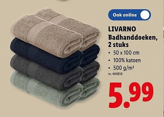 Badhanddoeken, 2 stuks
