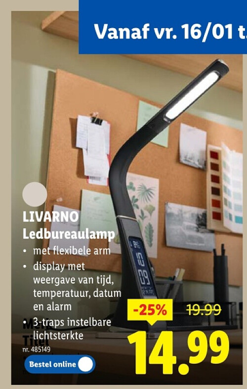 Ledbureaulamp