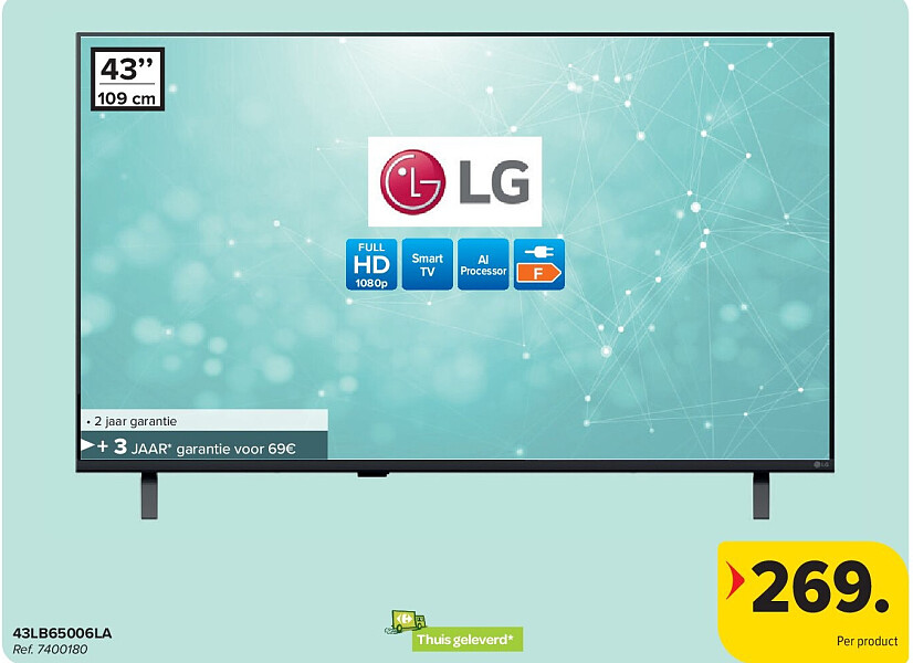 LG 43LB65006LA HD TV