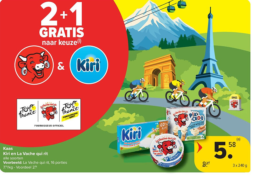 Kaas Kiri en La Vache qui rit