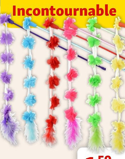 FIT+FUN canne à pêche en fleurs