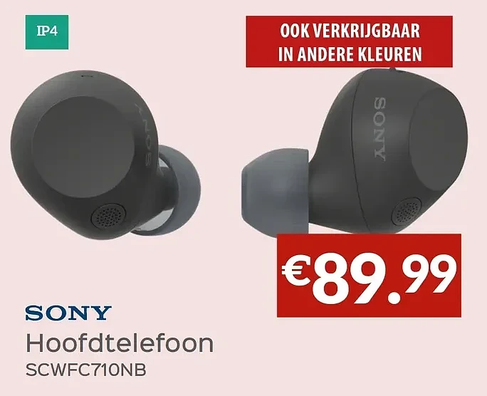 SONY Hoofdtelefoon SCWFC710NB