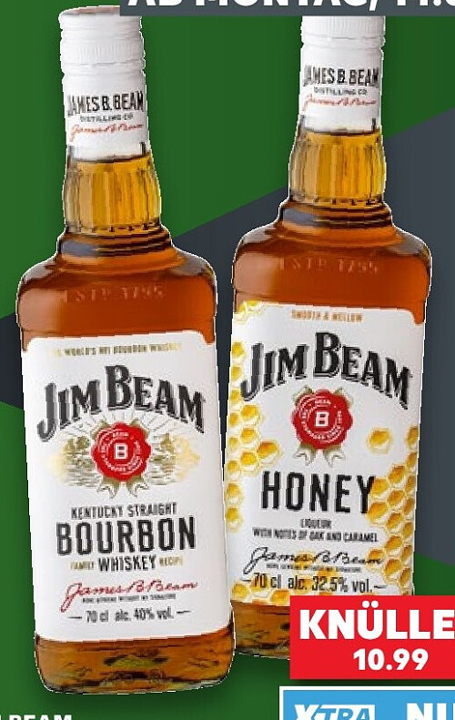 JIM BEAM Whiskey oder Whiskey-Likör