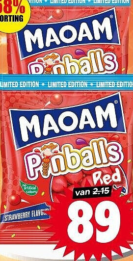 Maoam pinballs red