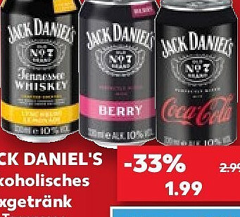 Jack Daniel's alkoholisches Mixgetränk